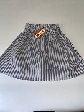 Bit'z Kids SKIRT WITH SHORTS NAVY STRIPED 7-8 Years